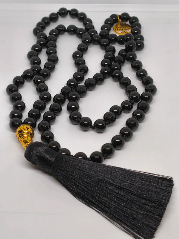 Collier Mala en agate 8mm