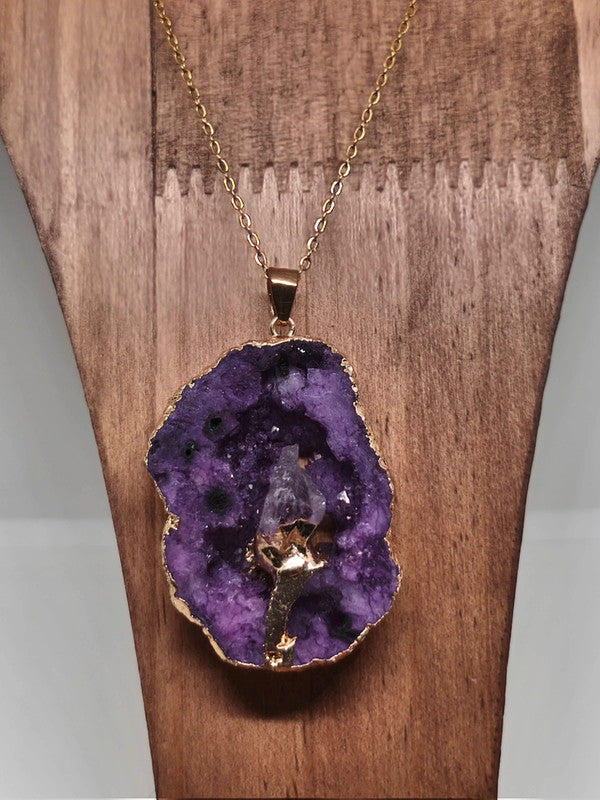 Collier en améthyste