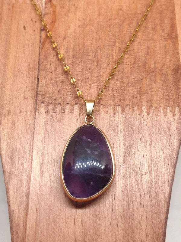 Collier en améthyste