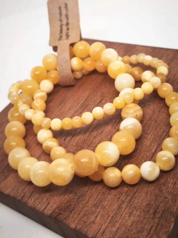 3 Bracelets en topaze jaune