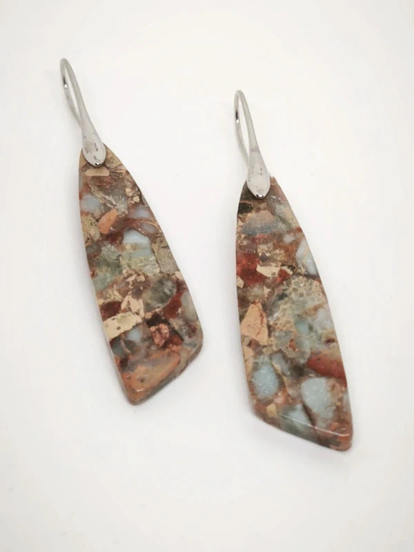 Boucles d'oreilles en variscite