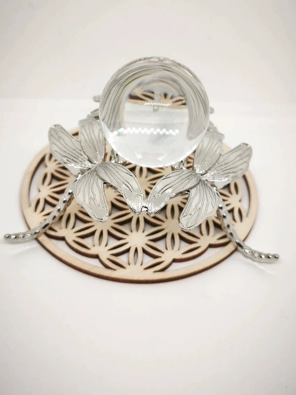 Boule de cristal 4cm avec support