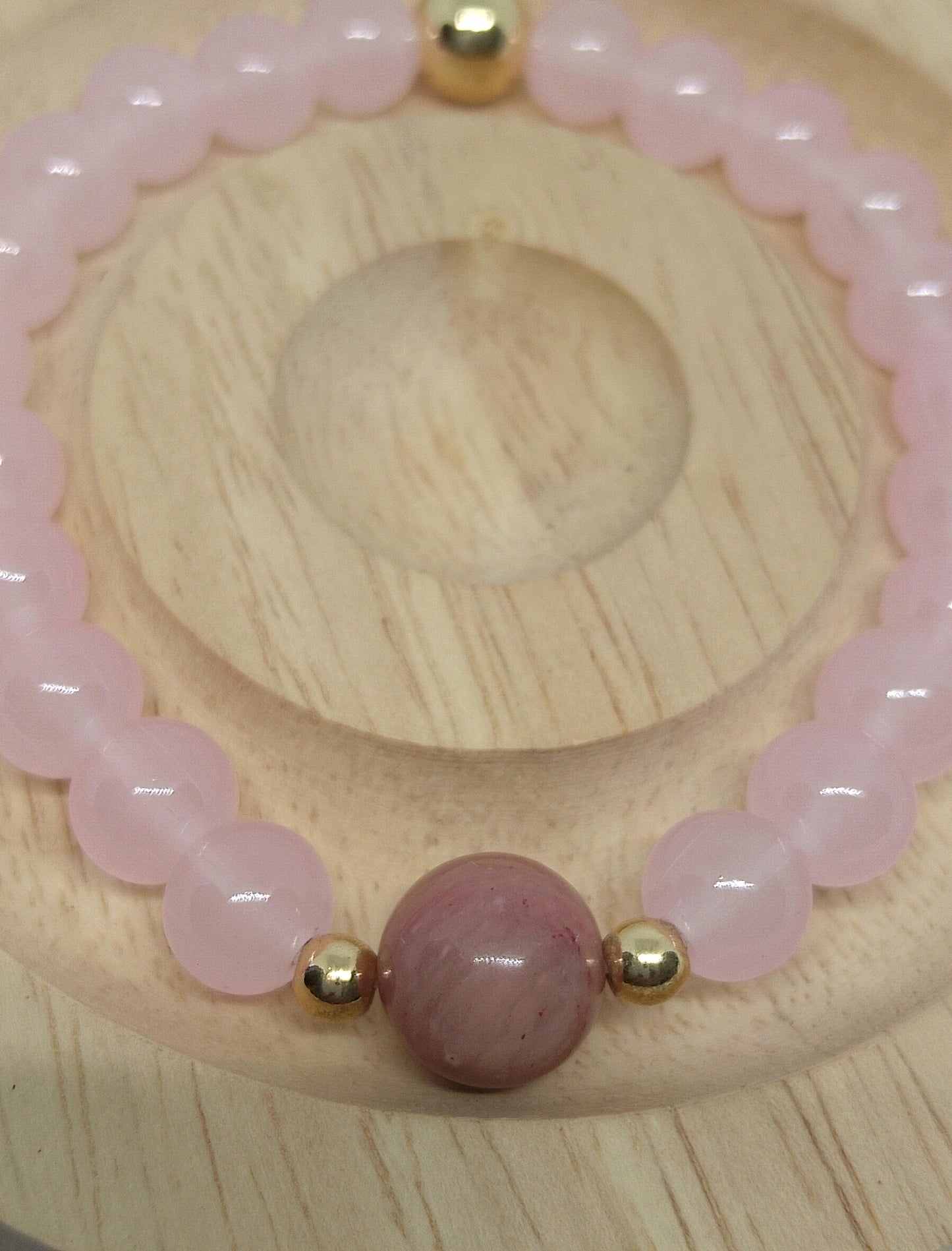 Bracelet quartz rose