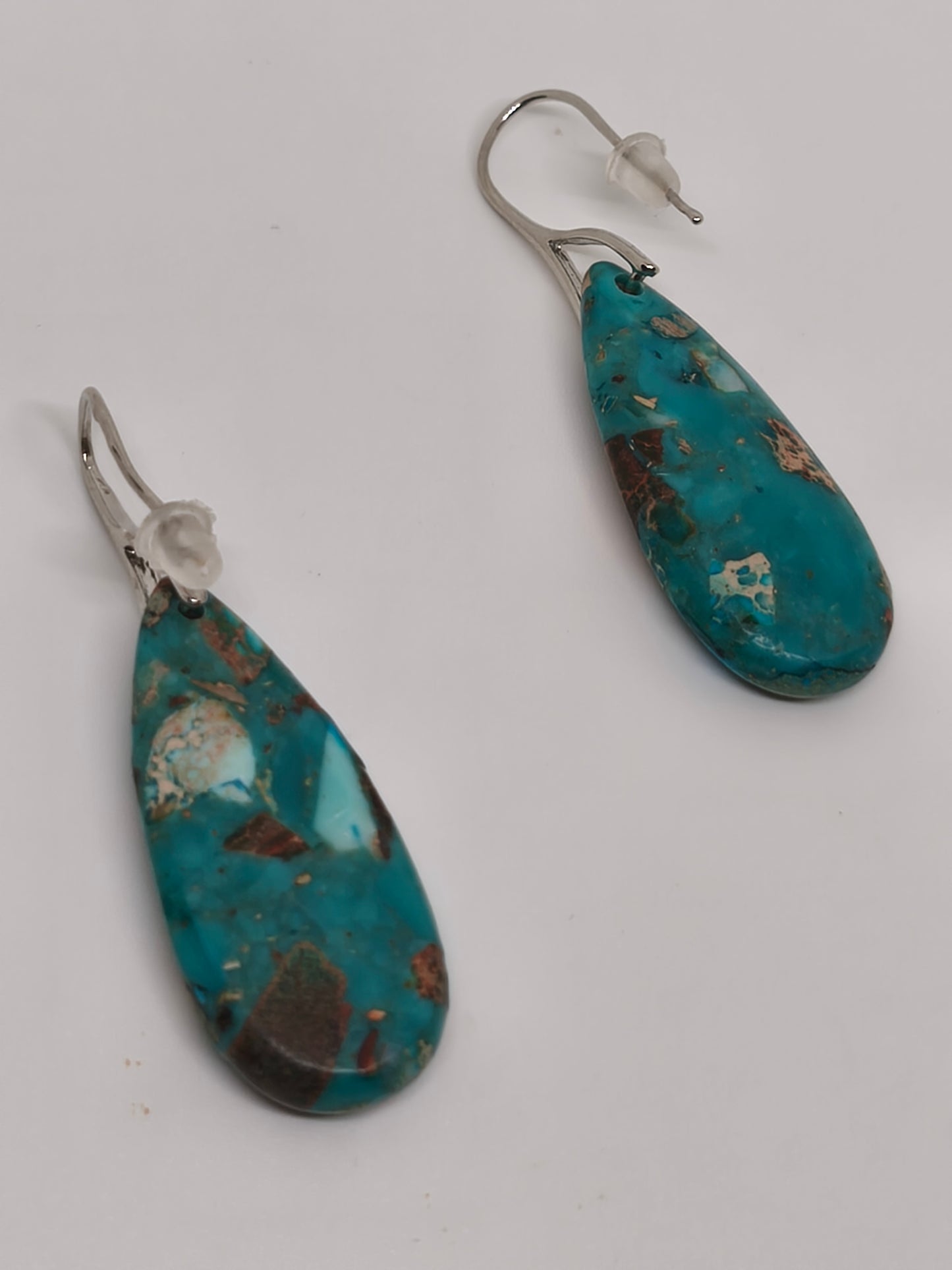 Boucles d'oreilles en variscite