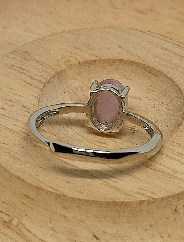 Bague en pierre de kunzite
