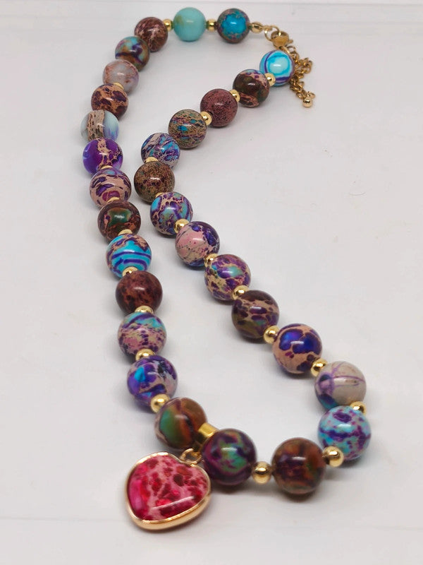 Collier en calsilice 10mm