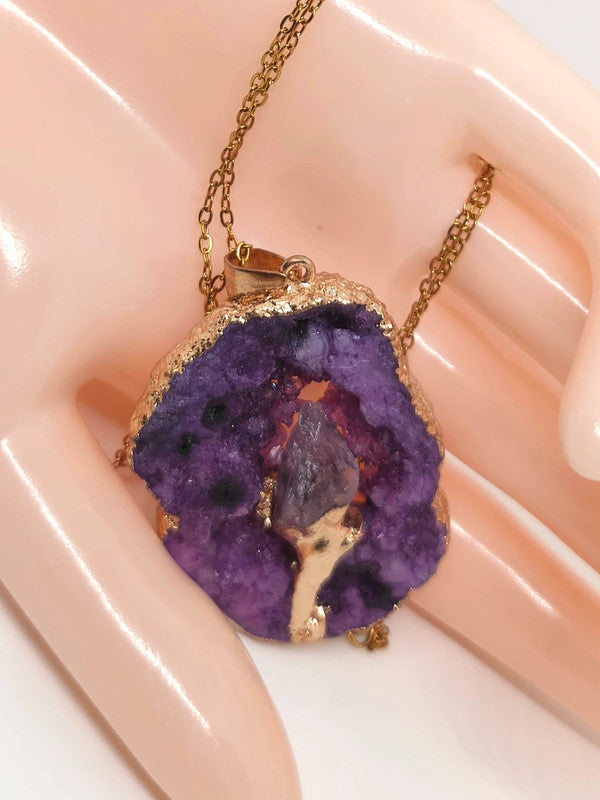 Collier en  améthyste