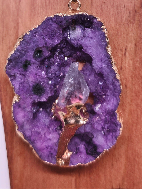 Collier en  améthyste