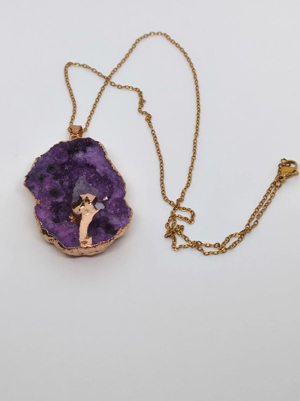 Collier en  améthyste