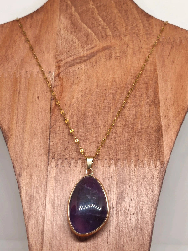 Collier en améthyste
