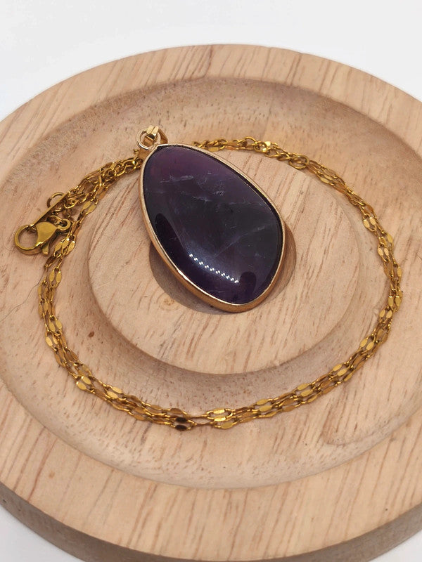 Collier en améthyste