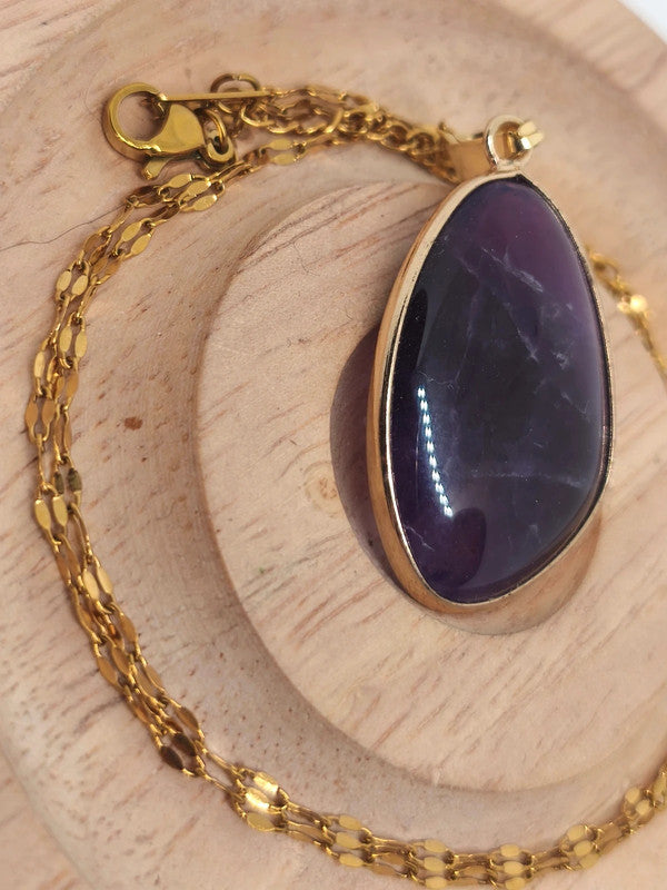 Collier en améthyste