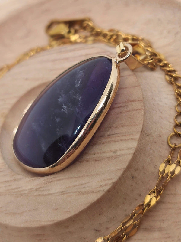 Collier en améthyste