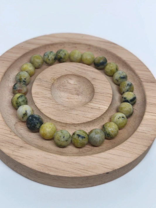 Bracelet en serpentine 8mm