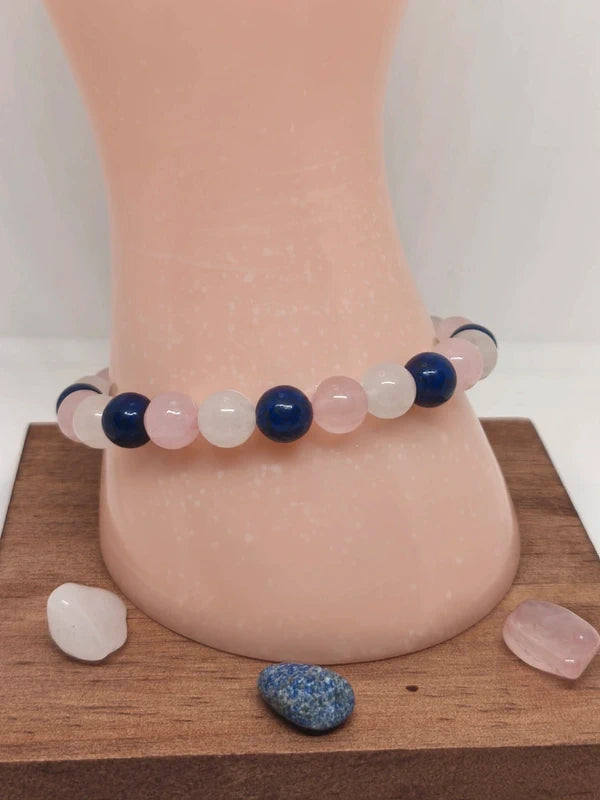 Bracelet zodiaque balance multiperles 8mm