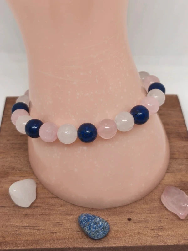 Bracelet zodiaque balance multiperles 8mm