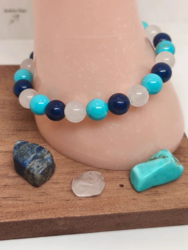 Bracelet zodiaque sagittaire multiperles