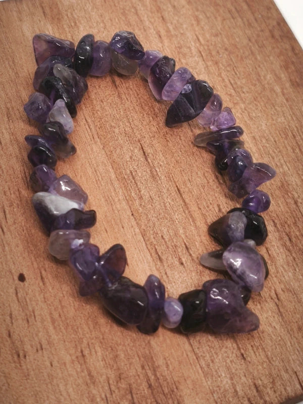 Bracelet et ranche d'améthyste