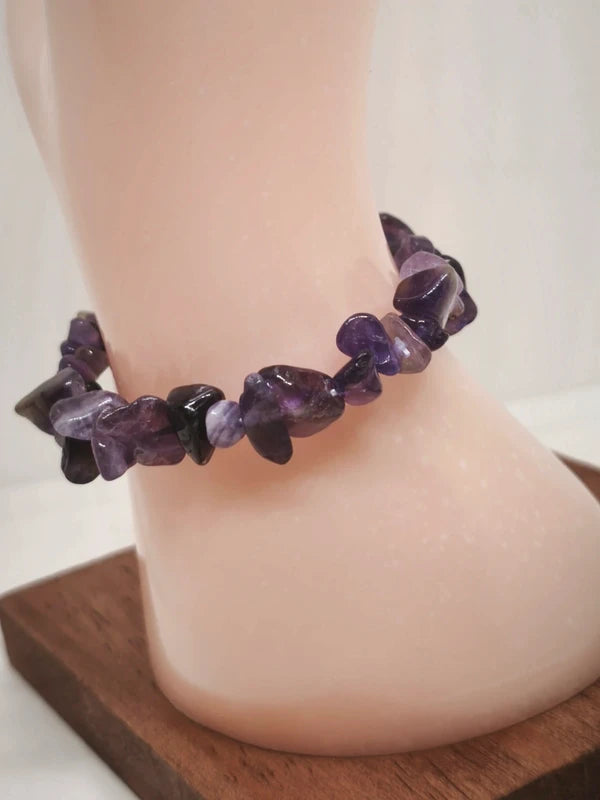 Bracelet et ranche d'améthyste