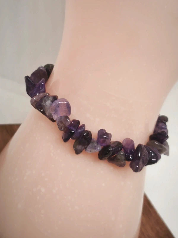 Bracelet et ranche d'améthyste