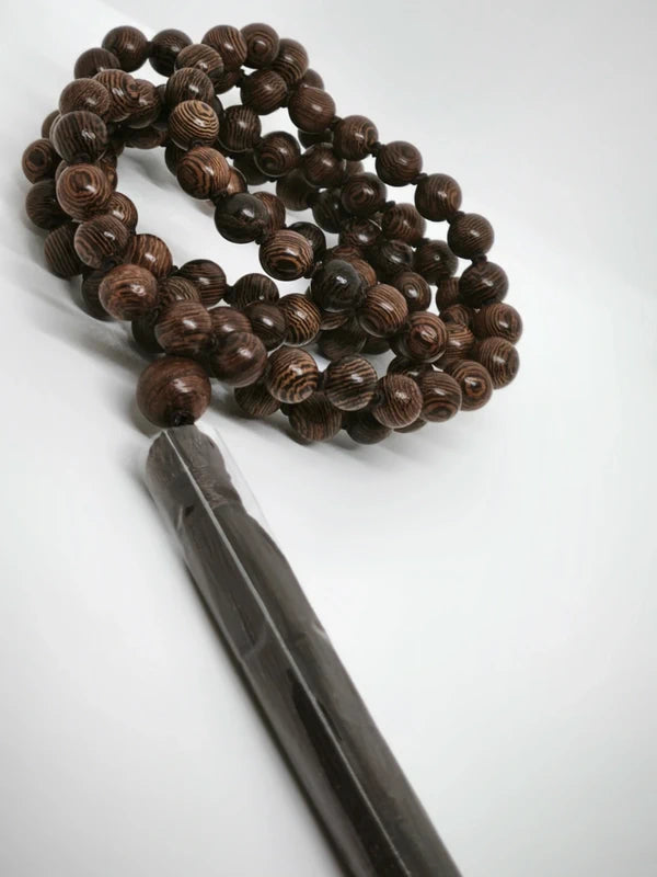 Collier Mala en bois de santal 8mm
