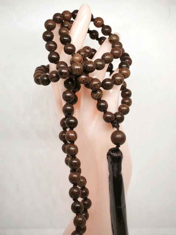 Collier Mala en bois de santal 8mm