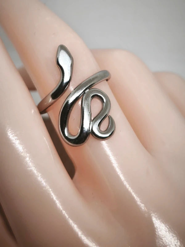 Bague serpent en acier inoxydable 17mm