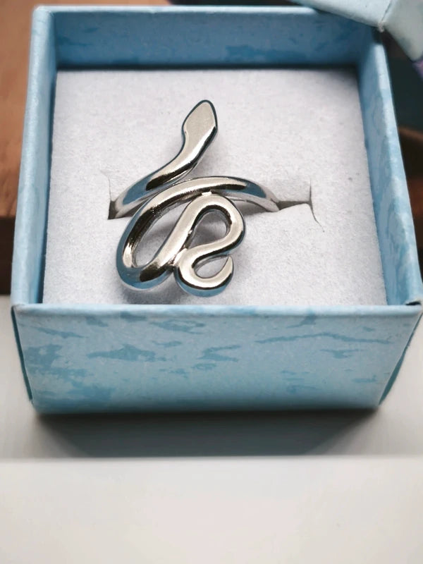 Bague serpent en acier inoxydable 17mm