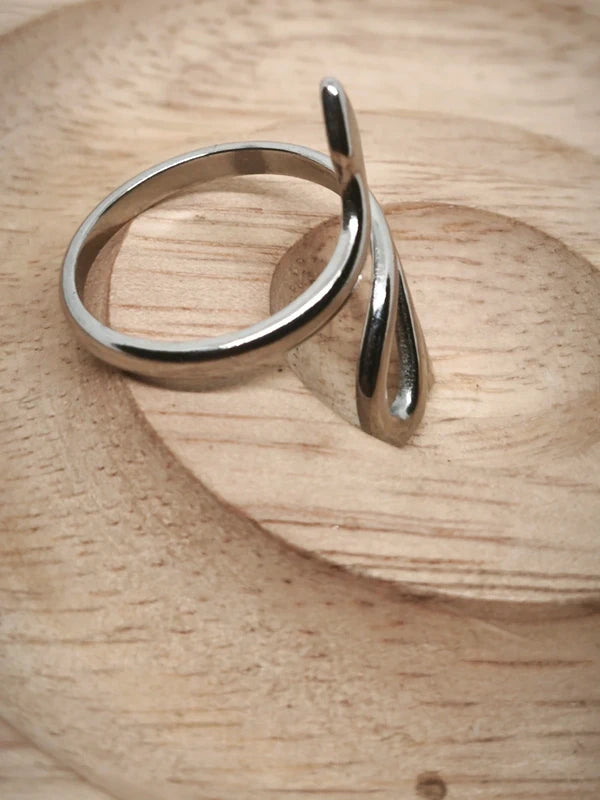 Bague serpent en acier inoxydable 17mm