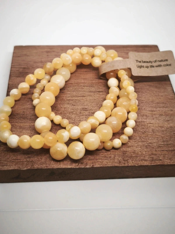 3 Bracelets en topaze jaune