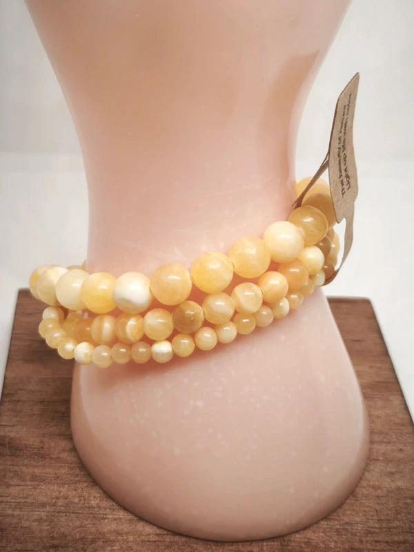 3 Bracelets en topaze jaune