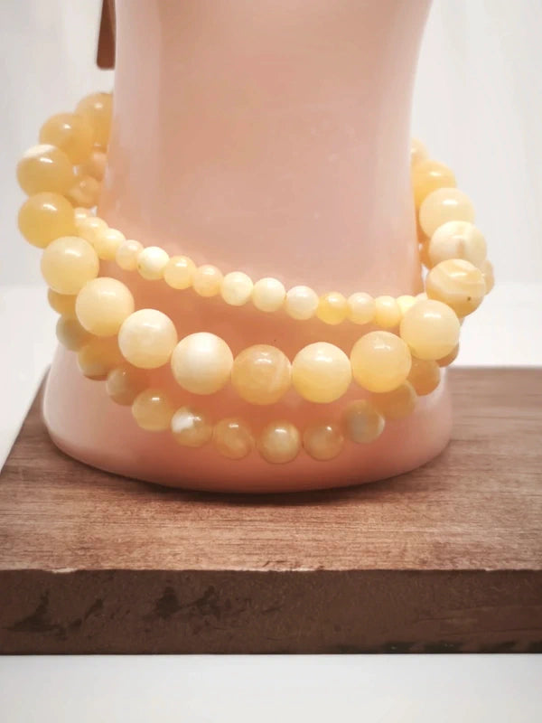 3 Bracelets en topaze jaune