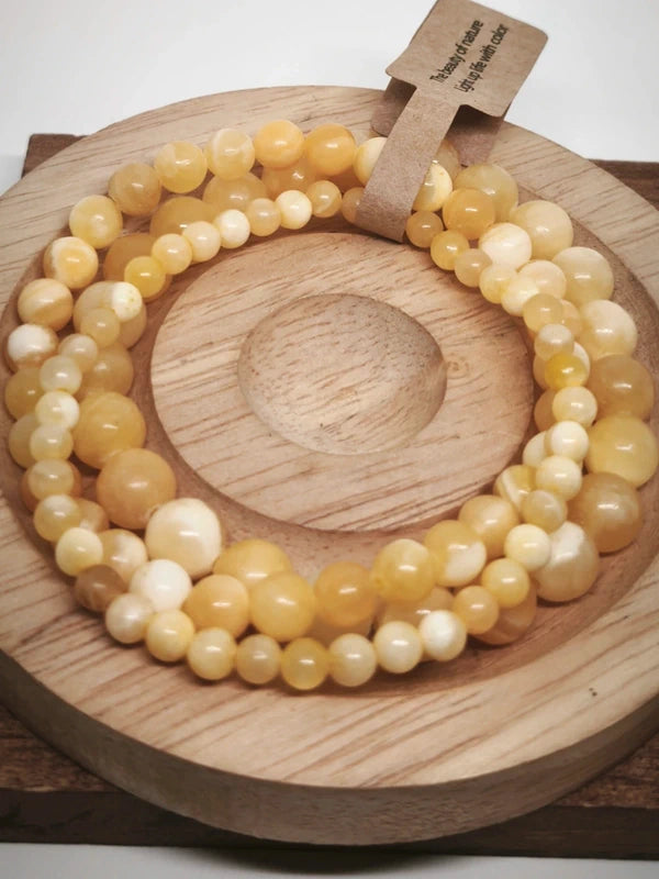 3 Bracelets en topaze jaune