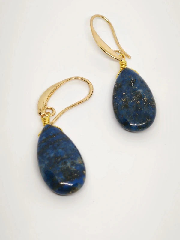 Boucles d'oreilles en lapis lazuli