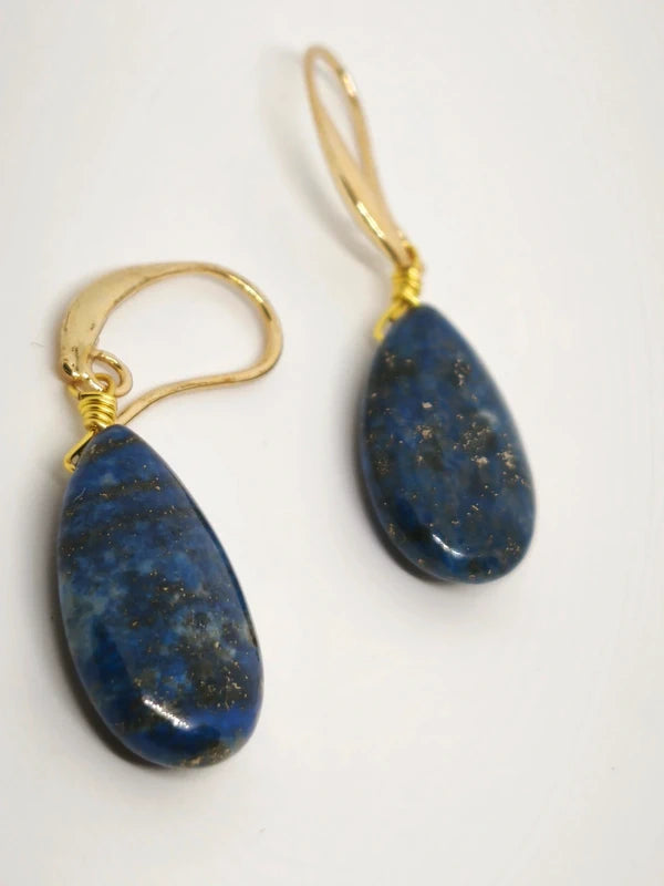 Boucles d'oreilles en lapis lazuli