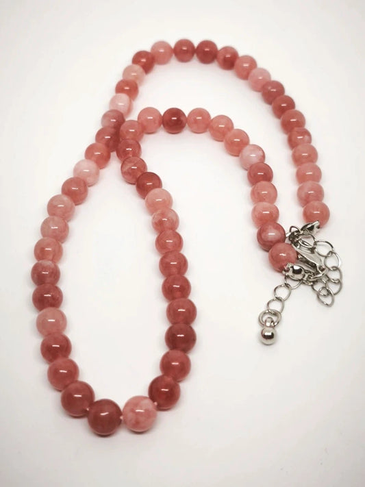 Collier en perles de soleil 6mm