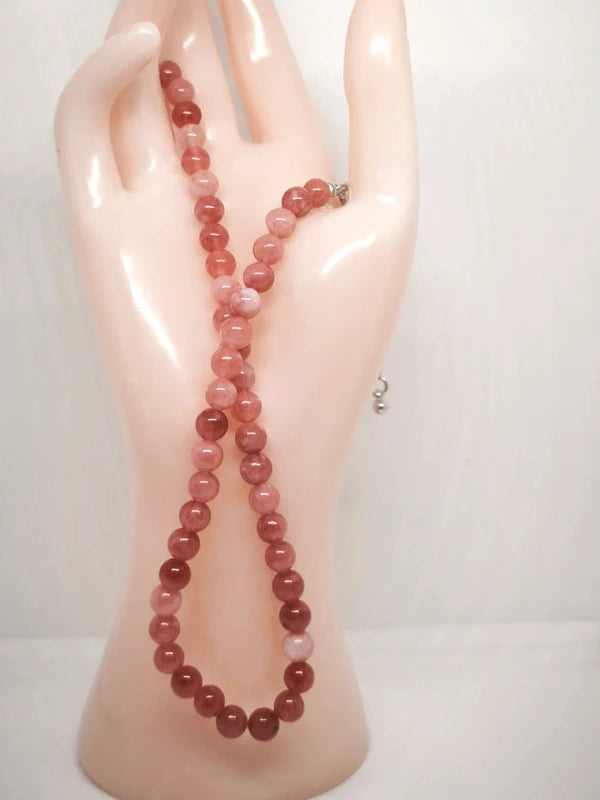 Collier en perles de soleil 6mm