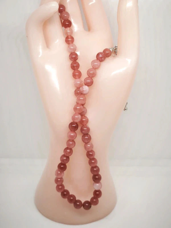 Collier en perles de soleil 6mm