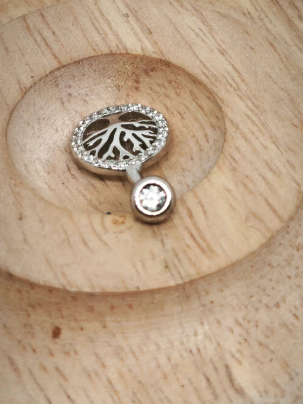 Piercing nombril  arbre de vie en argent sterling