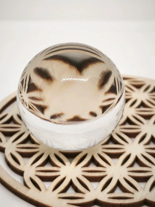 Boule de cristal 4cm avec support