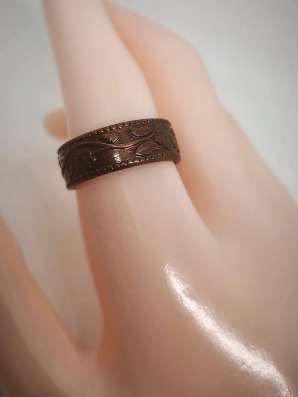 Bracelet et bague en cuivre