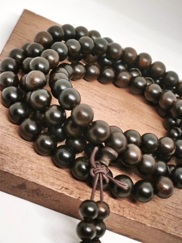 collier-bracelet mala en bois