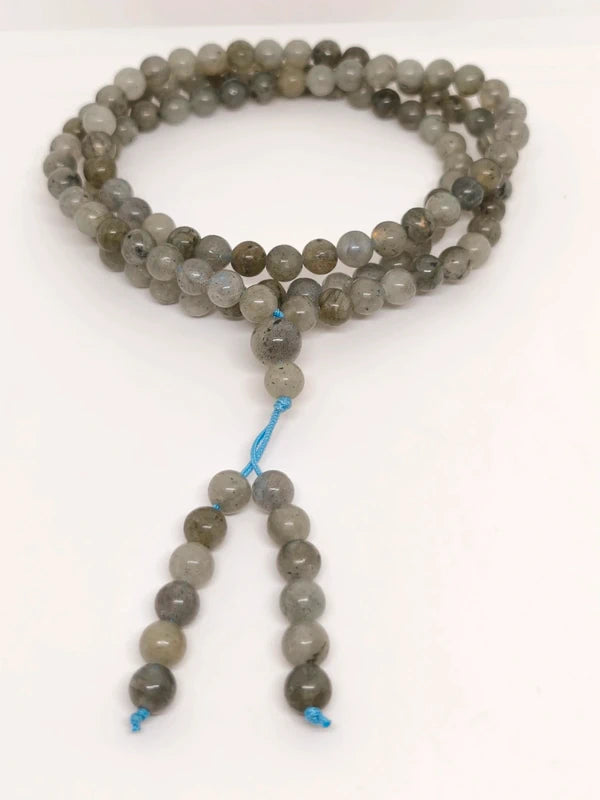 Collier Mala en labradorite 6mm
