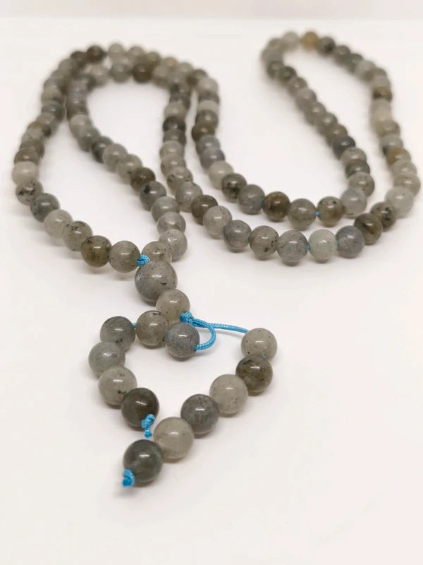 Collier Mala en labradorite 6mm