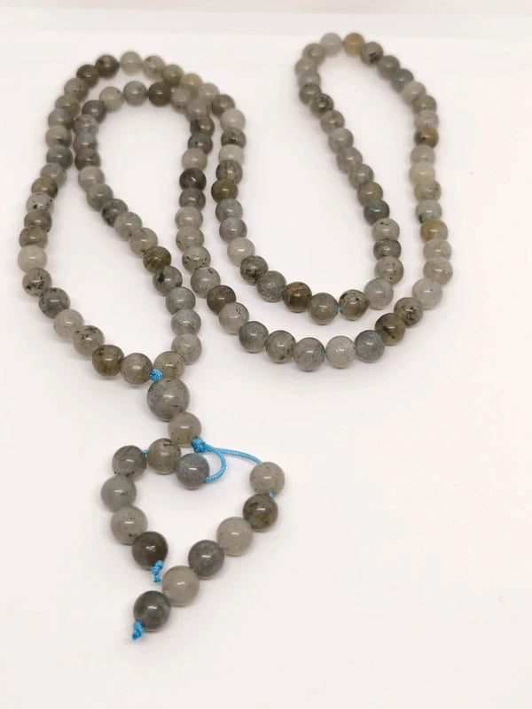 Collier Mala en labradorite 6mm