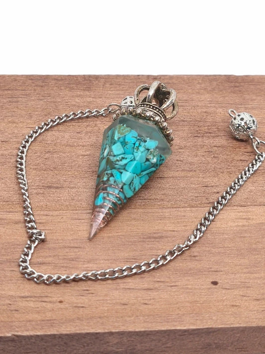 pendule divinatoire turquoise