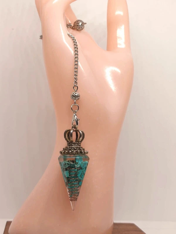 pendule divinatoire turquoise