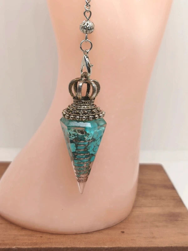 pendule divinatoire turquoise