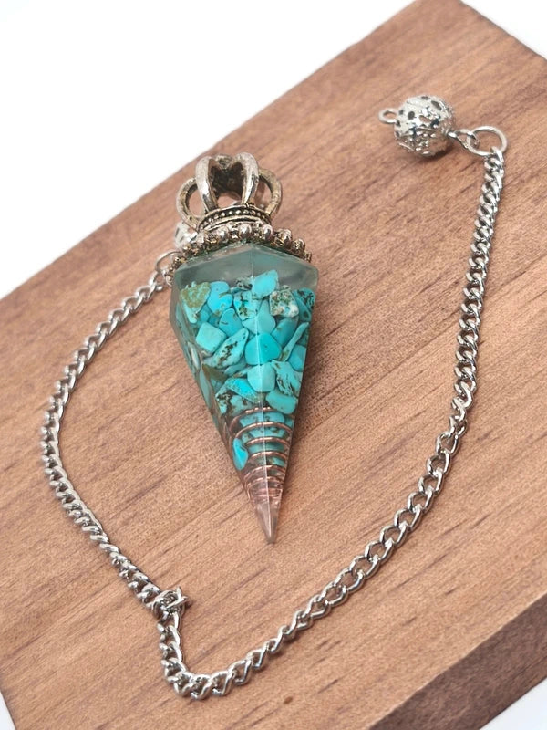 pendule divinatoire turquoise