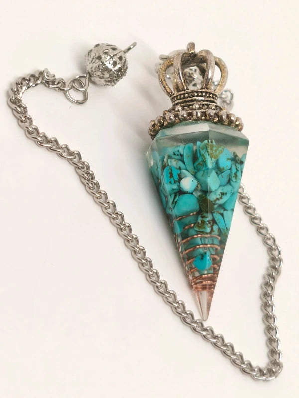pendule divinatoire turquoise